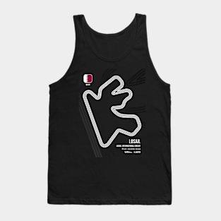 Losail Race Track (B&W) Tank Top